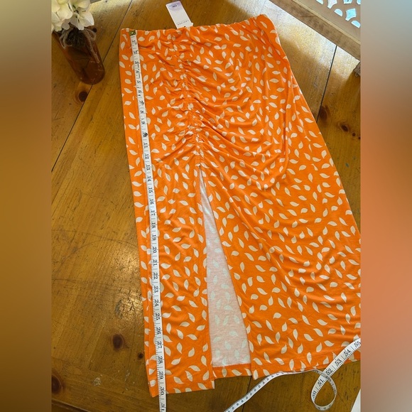 Lascana Leaf Print Maxi Skirt - Picture 10 of 11